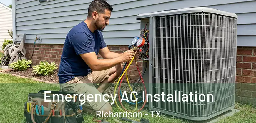  Emergency AC Installation Richardson - TX