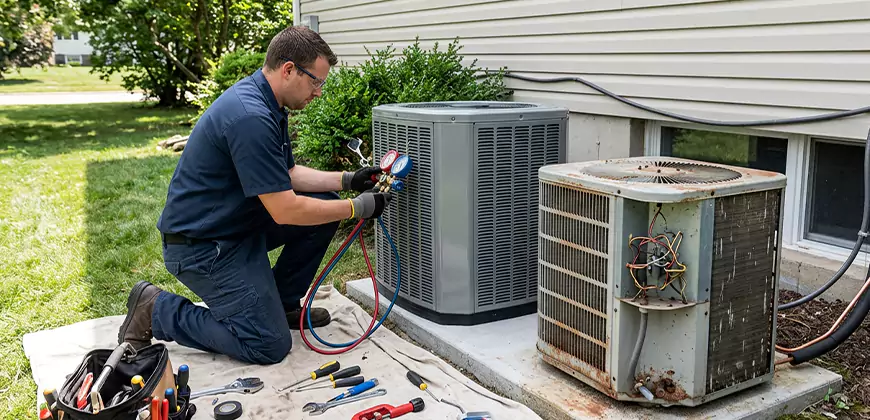 Seasonal AC Checkup in Richardson