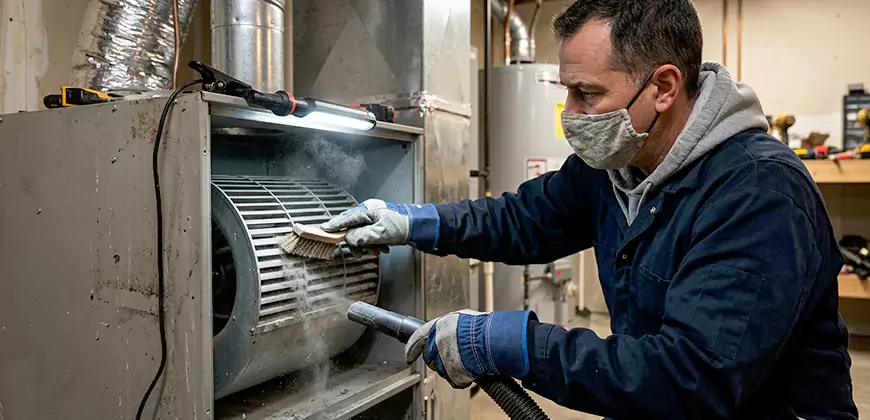 Commercial Vent Decontamination in Richardson