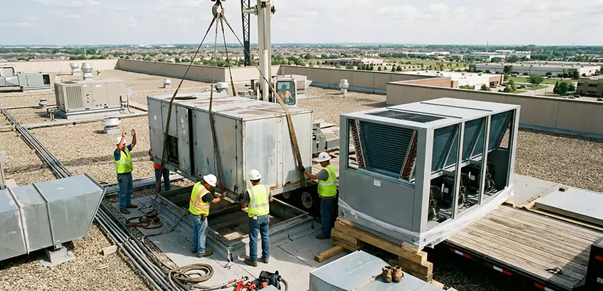 Warehouse and Industrial HVAC Replacement in Richardson