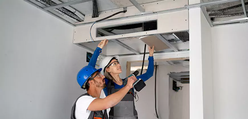 Duct Insulation and Condensation Repair in Richardson