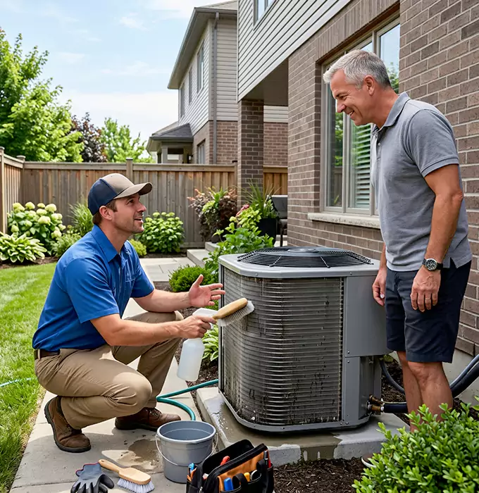 Why Richardson, TX Homeowners Choose Richardson HVAC Pro for Outdoor AC Unit Cleaning?