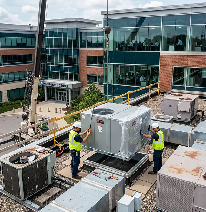 Why Richardson Businesses Choose Richardson HVAC Pro for Commercial AC Replacement?